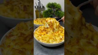 Pâtes au fromage gratinées #recettefacile #recette #cuisine #food #pasta #cheese #cheesy #recettes