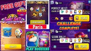 FREE GiftMatch Masters/Paris Story Complete/Color Crystals Perfect Heist/Score Market+Blow'Em Up