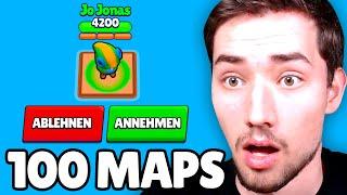 100 EINLADUNGEN auf 100 MAPS ANNEHMEN!  Brawl Stars