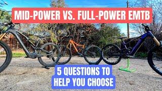 Mid-power vs. Full-power E-mtb - 5 questions to help you choose the right electric mountain bike