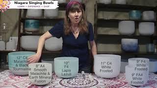 Choosing Gem or Frosted Crystal Singing Bowls