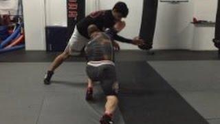 Cross Ankle Pick From an Arm Drag