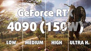  NVIDIA GeForce RTX 4090 [Laptop, 150W] - AC: Valhalla gameplay benchmarks (1080p)