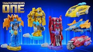 Transformers One Robot Battlers! Bumblebee, Elita-1, and Sentinel Prime!