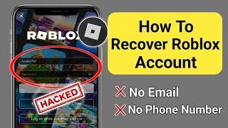 NEW! How To Recover Roblox Account Without Email or Phone Number 2024 | Recover Roblox Account