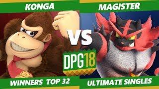 DPOTG - Konga (Donkey Kong) Vs. Magister (Villager, Incineroar) SSBU Smash Ultimate Tournament
