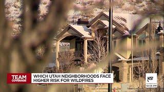 Parts of Utah considered high risk for wildfires