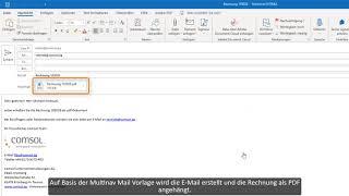 Rechnungs- und Mahnungsversand direkt aus Dynamics NAV & Business Central mit Comsol Multinav Mail