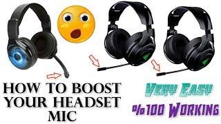 How to Boost Your Headset Mic