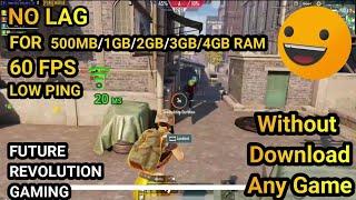 Play PUBG Mobile Without Downloading | No Lag 1GB/2GB/3GB/4GB Ram DEVICES |+60 FPS| CLOUD GAMING