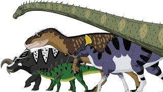 MARCHING DINOSAURS | Animated Size Comparison