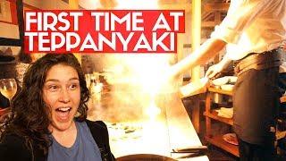 FIRST TEPPANYAKI EXPERIENCE! | Eating Around The World In The Bay