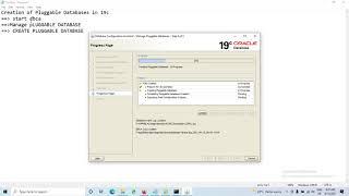 Creation of Pluggable Databases in Oracle 19C || Database Configuration Assistant