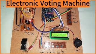 Smart Electronic Voting Machine Using Arduino | AS608 Optical Fingerprint Sensor