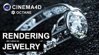 Create Realistic 3D Jewelry | C4D Tutorial & Octane Render