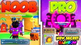 Noob To Pro In Clicker Simulator 24h | NEW Best Secret *RAINBOW MOLTEN CORE* 800T+ Stats TOP #2