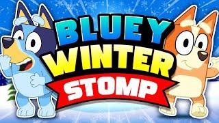 Bluey Freeze Dance  | Winter Brain Break Stomp | GoNoodle | Brain Break Party For Kids