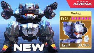 NEW Mech Vortex Gameplay - Miniguns is quite a good choice! | Mech Arena