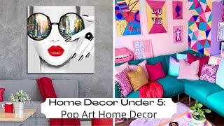 Home Decor Under 5: Pop Art Home Decor & Home Design | And Then There Was Style