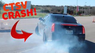 CTSV ALMOST CRASHES SHOWING OFF LEAVING CARS AND COFFEE AUSTIN!! MUSCLE CAR MADNESS IS BACK!!!