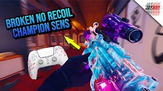 TOP CONTROLLER CHAMPION BEST RAINBOW SIX SIEGE SENSITIVITY/SETTINGS FOR 0 RECOIL*WIN EVERY GUNFIGHT*