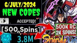 6 JULYSHINDO LIFE CODES JUNE 2024 - ROBLOX SHINDO LIFE CODES | CODIGOS DE SHINDO LIFE