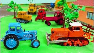 Сборник любимых серий про тракторы.
