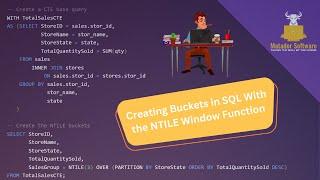 Creating Buckets in SQL With the NTILE Window Function