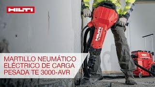 Presentamos el martillo neumático eléctrico de servicio pesado Hilti TE 3000-AVR