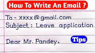 How To Write An Email | Email Writing In English | Study Koro |