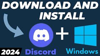 How to Download and Install Discord on Windows 10/11 PC and Laptop 2024