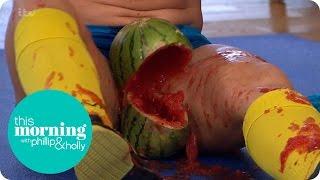 Record Holder Crushes Watermelons With Her Thighs | This Morning