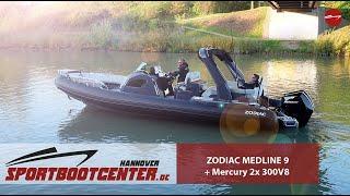 Zodiac Medline 9 + 2x Mercury F300V8  (Teil 2 )