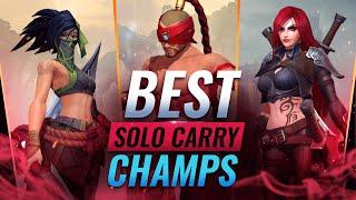 BEST Champions to SOLO CARRY With in Wild Rift (LoL Mobile)