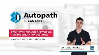 AUTOPATH - Swept path analysis and vehicle turning simulation software