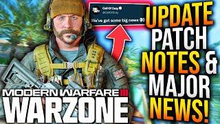 WARZONE: New UPDATE PATCH NOTES, Major ANTI-CHEAT UPDATES, & More! (MW3 Update)
