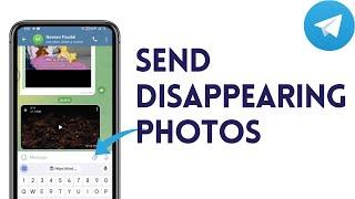 How To Send Disappearing Photos On Telegram 2024 | Send Self Destructing Picture Message In Telegram