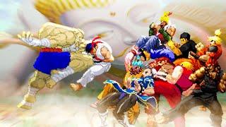 Sagat Poyochan vs Everyone! Street Fighter Mugen