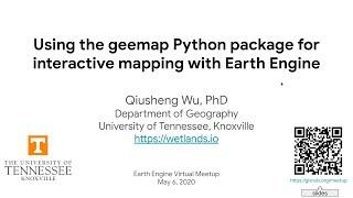 Earth Engine Virtual Meetup - Using the geemap Python package for interactive mapping with GEE