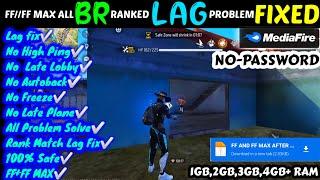 FREE FIRE AND FREE FIRE MAX LAG PROBLEM SOLVED LAG FIX CONFIG FILEBR RANK ALL LAG PROBLEM FIXED