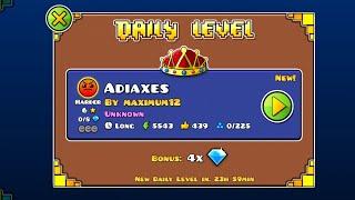 "Adiaxes" (Daily) / By: Maximum12 / Geometry Dash