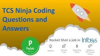 TCS Ninja Coding Questions and Answers