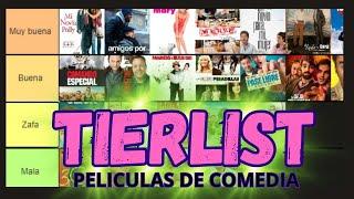 ¡HAGO una TIER LIST de Películas de COMEDIA!