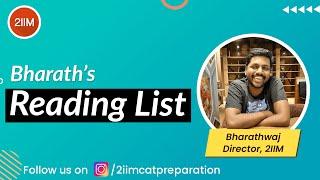 Bharath's Reading List | Reading List Rewind | Reading for CAT | VARC | 2IIM Online CAT Preparation