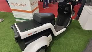 MTA Three-wheel scooter electric scooter, EV vehicle #Auto expo 2023 #auto #bike #electric