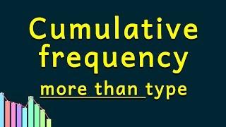 Statistics | Cumulative Frequency Distribution | More Than Type Ogive | Class 10 | Letstute