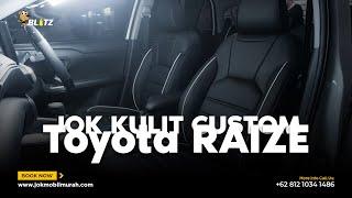 Modifikasi Interior Jok Kulit Custom Mobil Toyota Raize - Blitz Jok Mobil