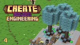 Create: Arcane Engineering | Day 4 | Menril Tree Farm + Base Planning