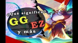  QUE SIGNIFICA GG, IZI y más palabras en videojuegos [EL DICCIONARIO GAMER]