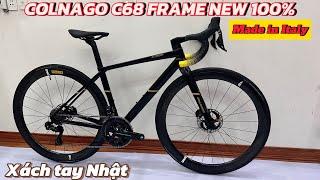 COLNAGO C68 FRAME NEW 100% - GROUP DURA ACE 9270 - CẶP BÁNH ENVE 45 DISC - ALO 0919.772.622